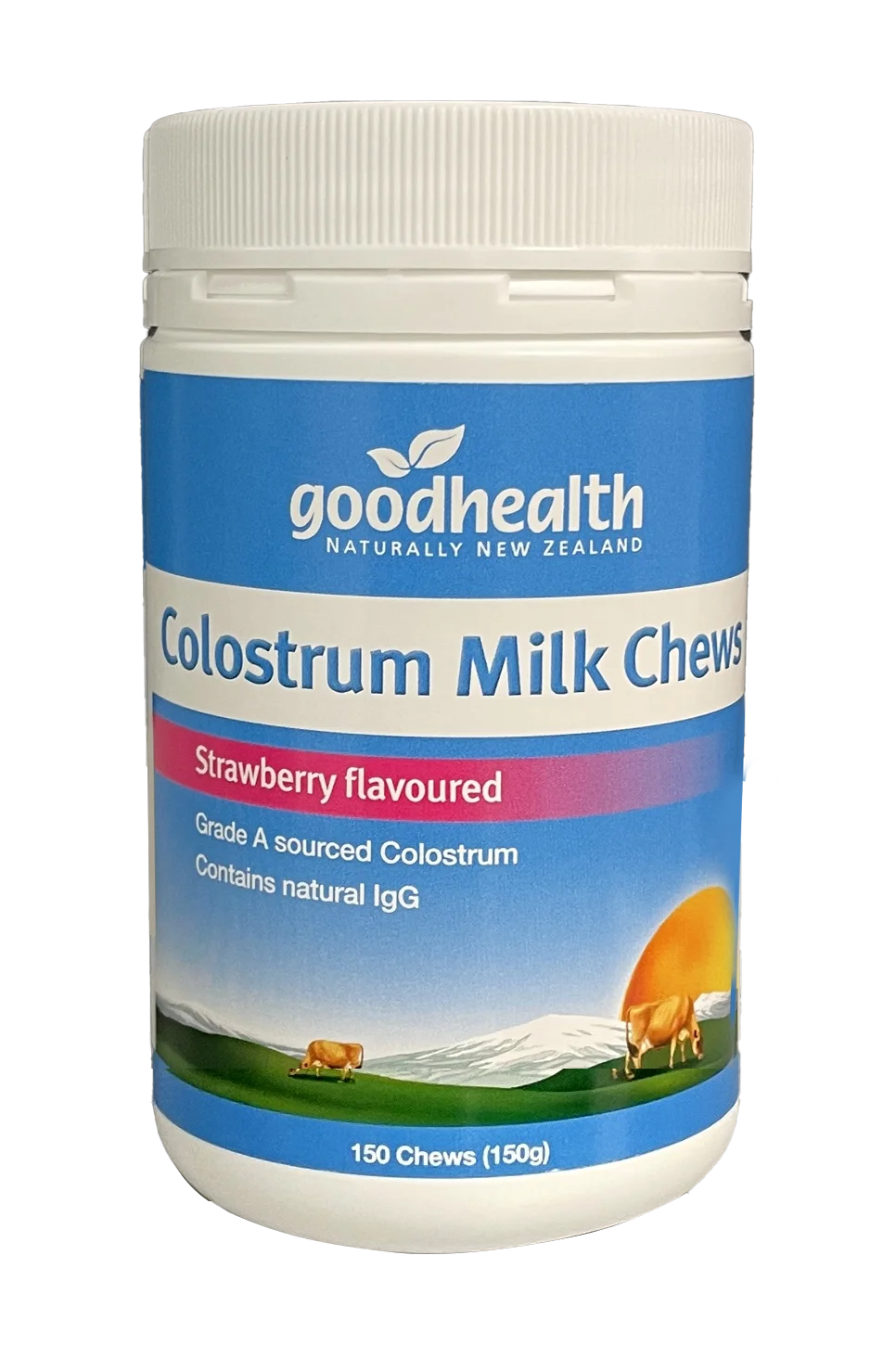 Good Health 好健康 牛初乳咀嚼片150粒 草莓味 【保质期2028/03】